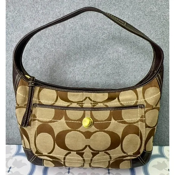 Coach Ergo Signature C Canvas Denim Bag Coach Ergo Signature C